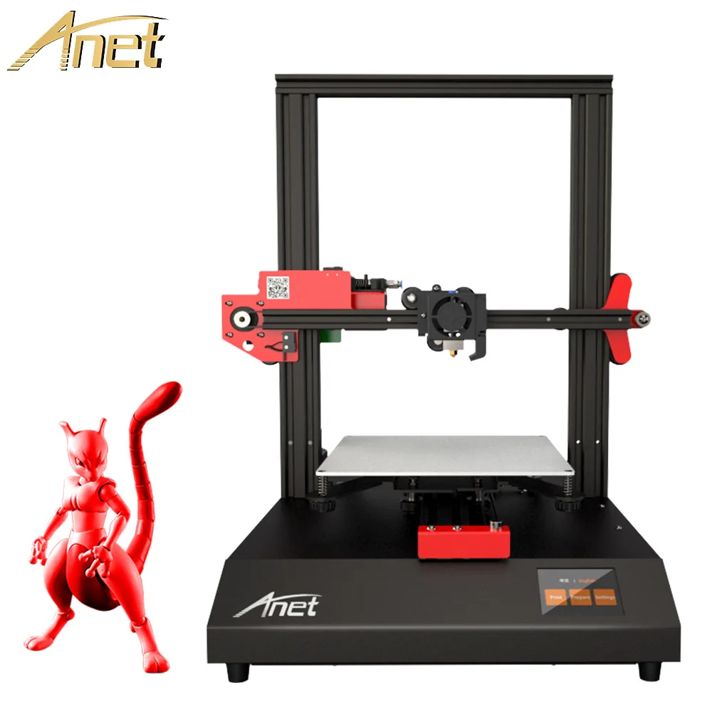 Anet ET4 полностью металлический 3D принтер Высокая точность экструдер плюс размер