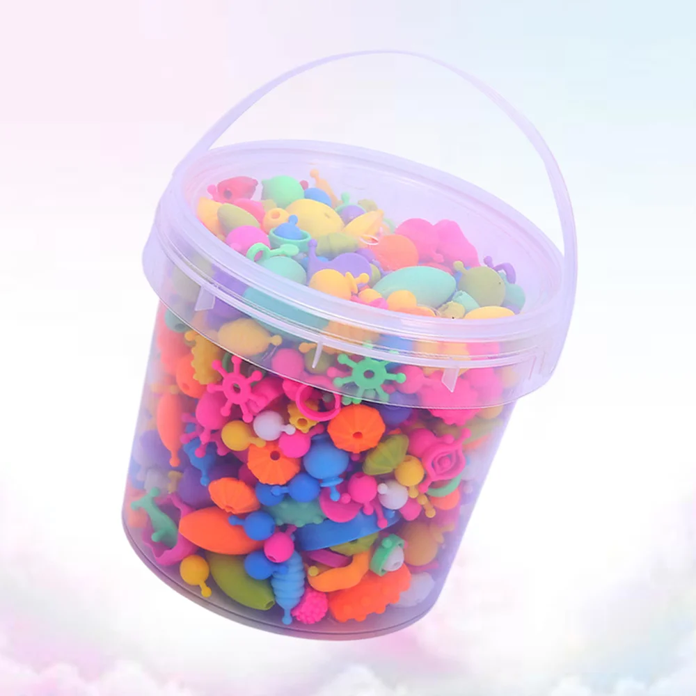 

1 Set Creative Beads Educational Toys Kids DIY Manual Toys Beading Toys for Children Kids