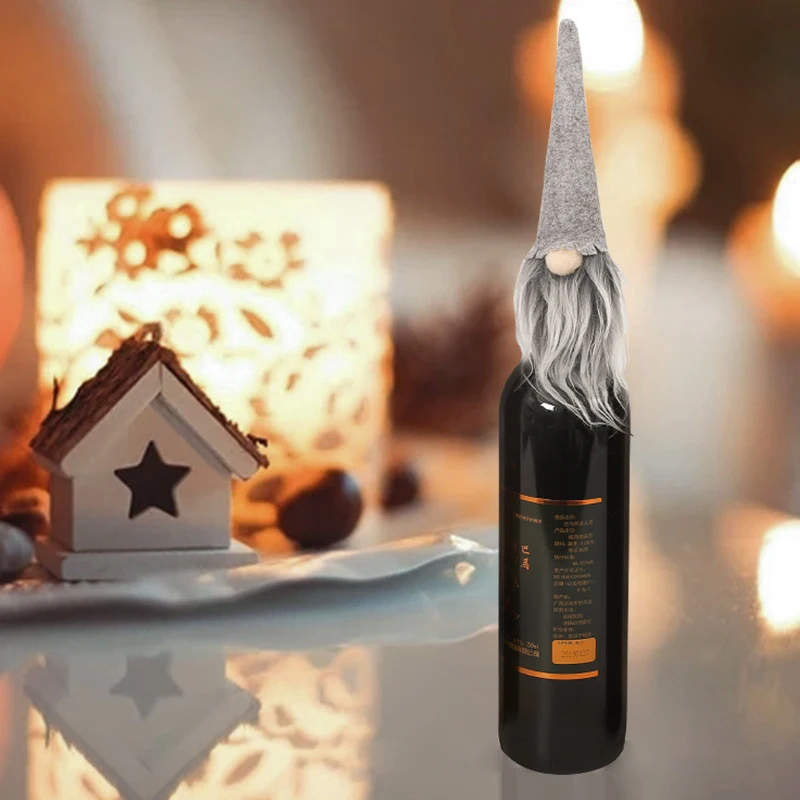 1 шт Рождественское украшение шапка Санты обеденный стол вечерние украшения 2020