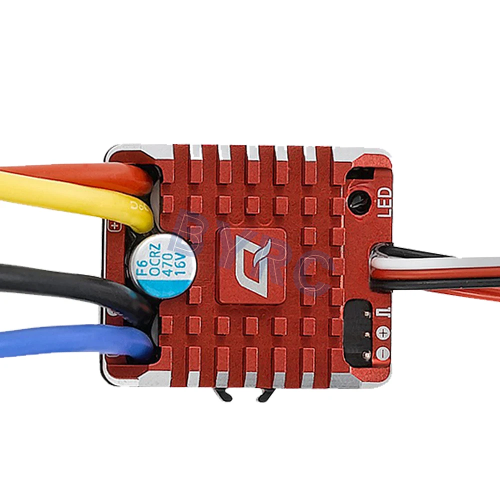 Водонепроницаемый Матовый контроллер скорости ESC Hobbywing quirun 1080 80A с программной