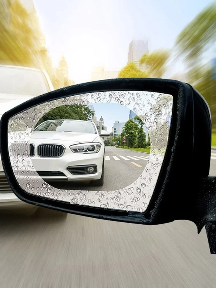 

Защитная пленка для зеркала заднего вида, 2 шт./компл., водонепроницаемая, непромокаемый автомобильный, противотуманная