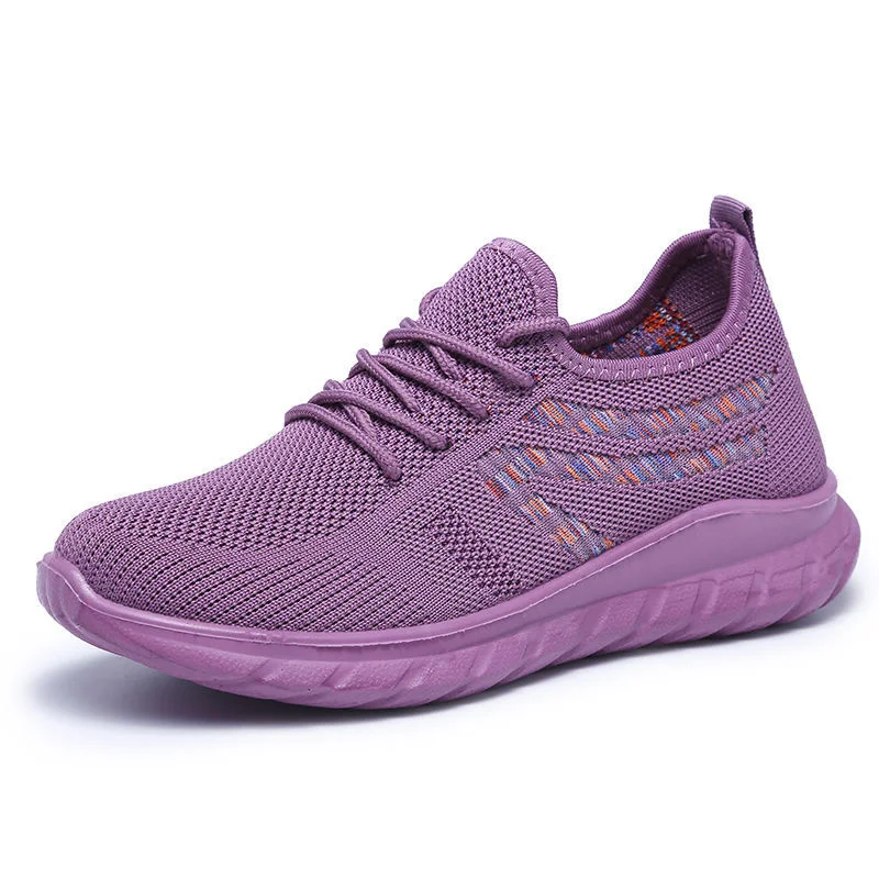 

Mom's shoes middle aged and elderly leisure sports shoes 2020 spring summer breathable running shoes flat bottom old Beijing