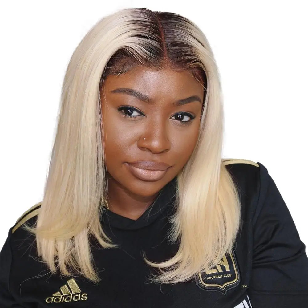 Волосы Unice 13*4 парик из человеческих волос 8 24 &quotOmbre Bob 99J|Парик натуральных на
