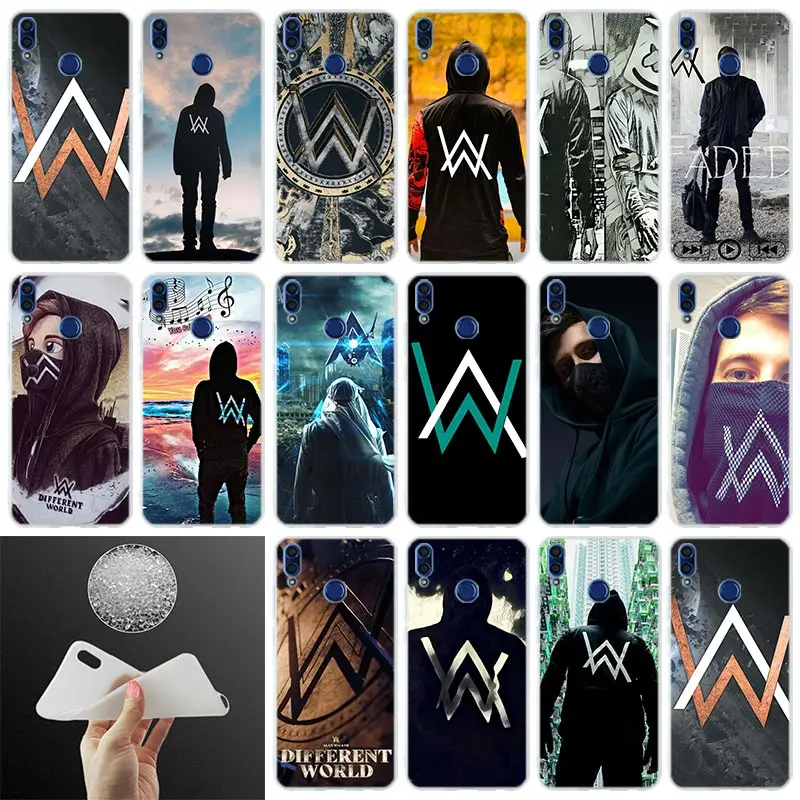 Силиконовый чехол для задней панели телефона Alan Walker DJ выцветший Huawei Honor 10i 9i Lite 8a 8x