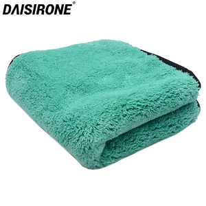 Мягкие плюшевые полотенца из микрофибры, супертолстые тряпки для чистки автомобиля, уход за автомобилем, микрофибра, полировка деталей, 1200 гм2