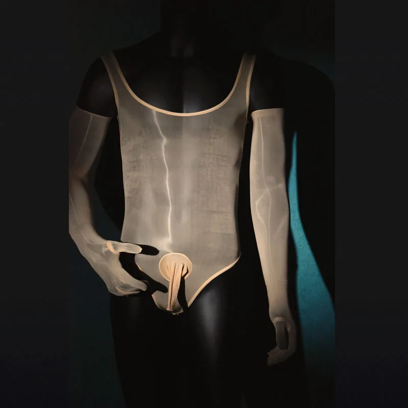 Сексуальное мужское нижнее белье глянцевый Шелковый купальник с мешочком для