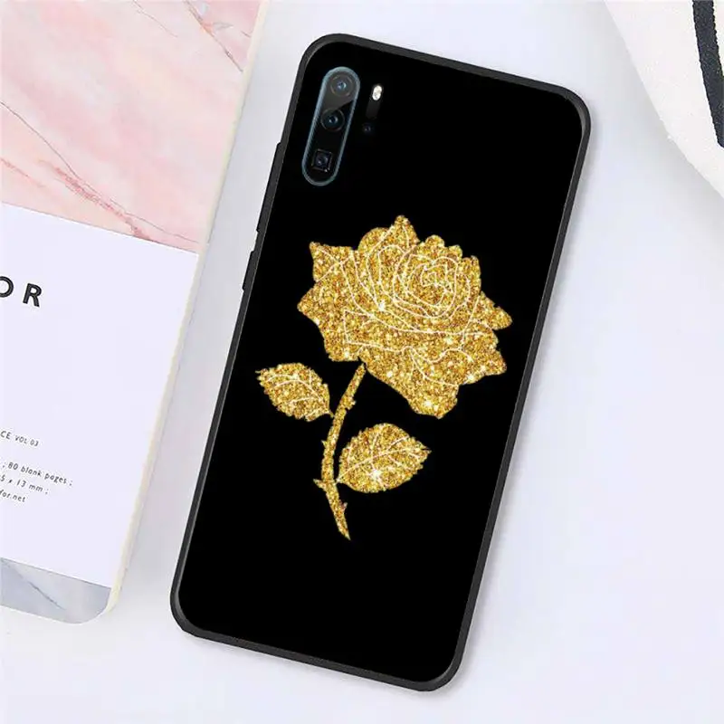

Golden Bougainvillea Love Leopard Print Phone Case For Huawei P9 P10 P20 P30 Pro Lite smart Mate 10 Lite 20 Y5 Y6 Y7 2018 2019