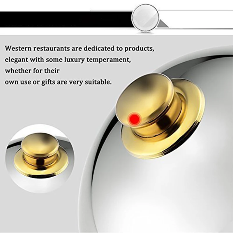 Горячее предложение XD-12 дюймов плавильный купол из нержавеющей стали для сыра и