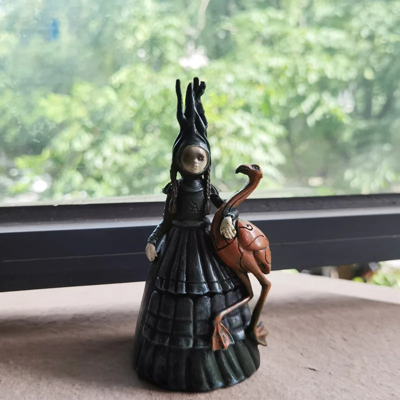 Полимерное украшение для дома на Хэллоуин настольное статуэт кошмарная черная