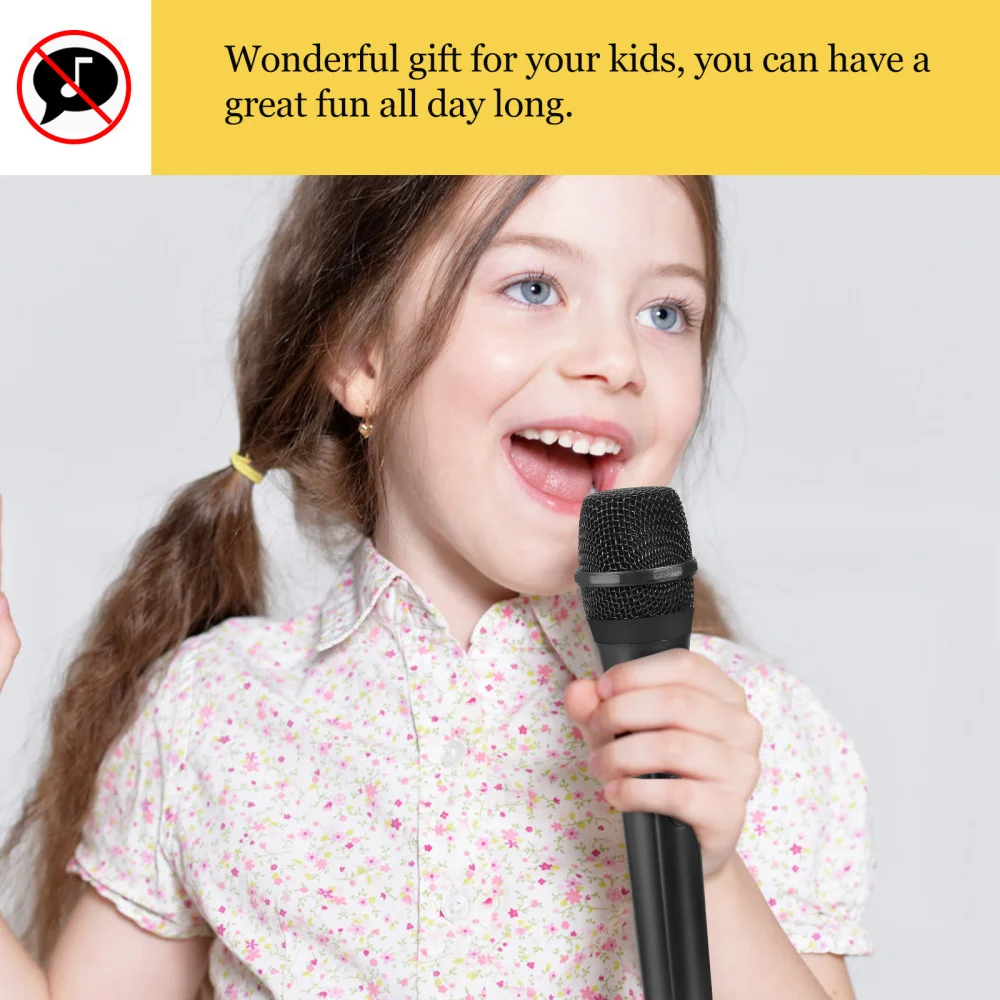 NUOBESTY High Simulated Microphone Prop Lip-synching Wireless Props Stage Performance for Actor Kids Adults Use | Игрушки и хобби