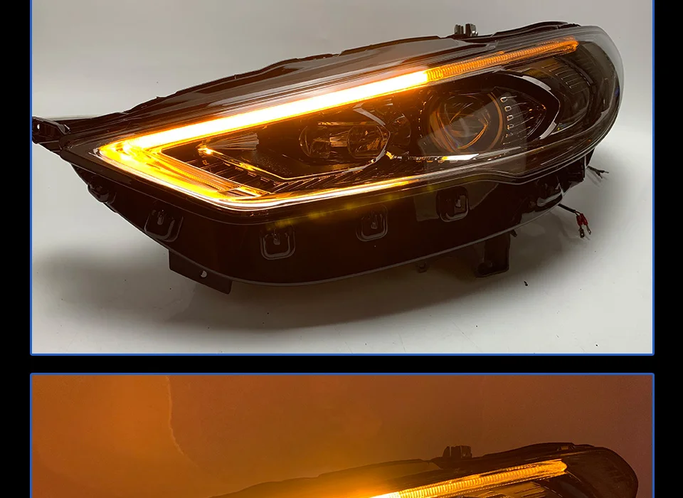 Фары для автомобиля Ford Mondeo Fusion- DRL дневные ходовые огни головная лампа светодиодный Биксеноновая лампа Противотуманные фары автомобильный аксессуар