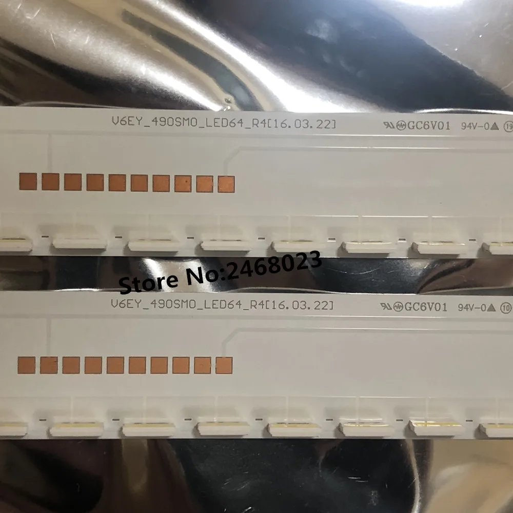Светодиодная лента 598 мм v6ey_490smo_led64 _ R4 искусственная бритья 39512A UA49K6800 UA49K6500 HG49AF690