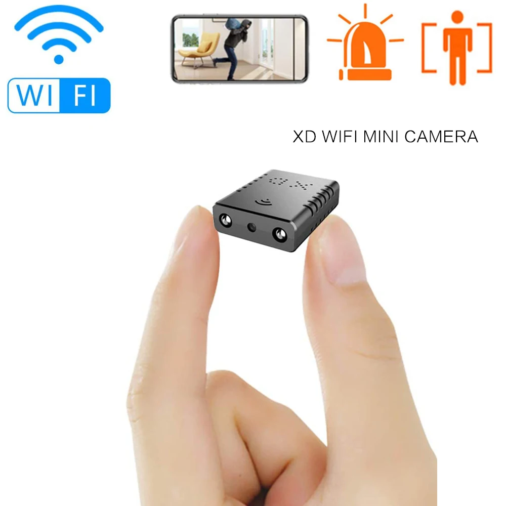 Мини видеокамера ночного видения HD 1080P Wi Fi XD secrect микро камера с датчиком движения