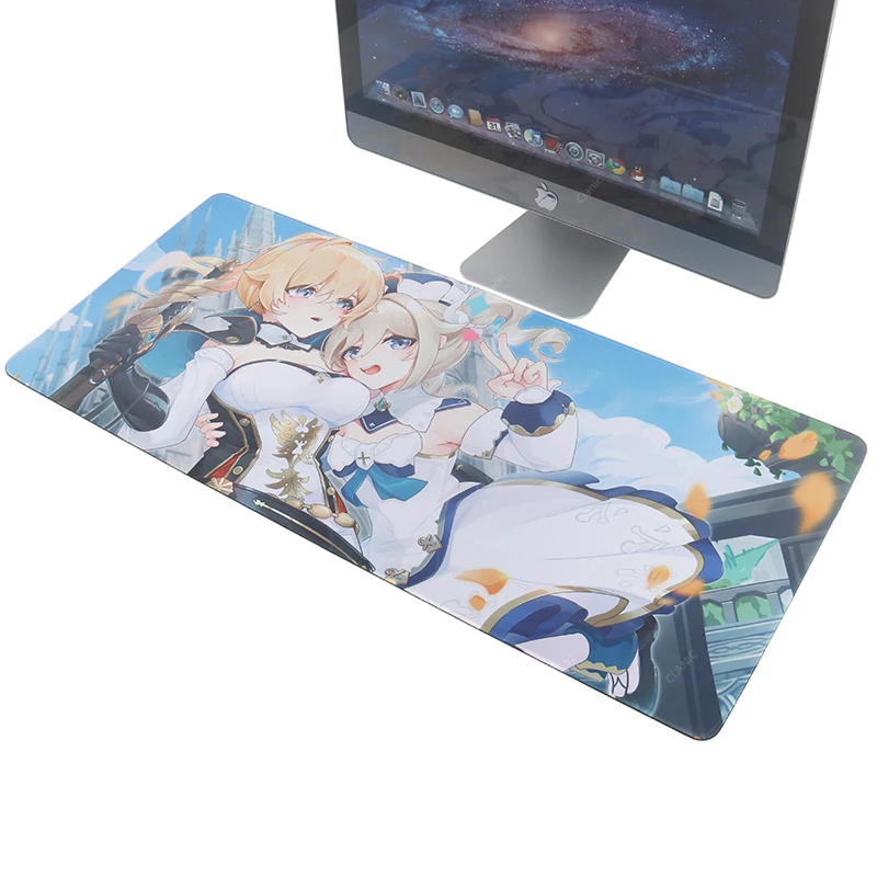

Большой игровой коврик для мыши 900x400 2 мм под заказ, Аниме Коврик для мыши для Genshin Impact For Houseki no Kuni, игровой коврик для мыши xxl, Настольный коври...