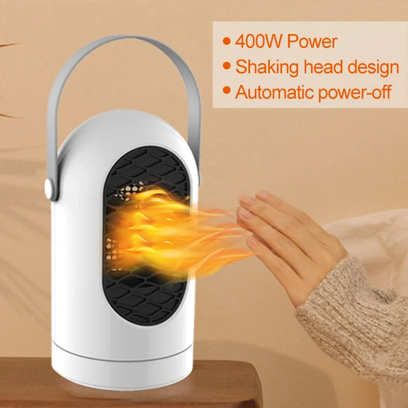 Настольный домашний обогреватель нагревательный вентилятор Smart Shake Head удобный