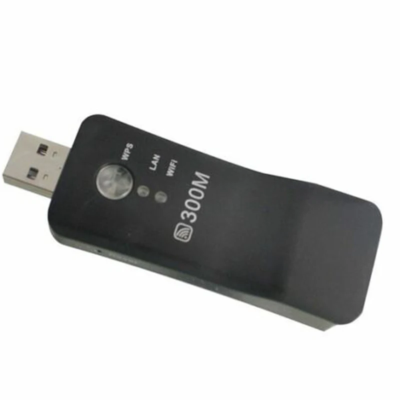 Беспроводной USB Wi-Fi адаптер 300 м двухдиапазонный сетевой HDTV с поддержкой Netflix Hulu