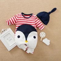 penguin newborn baby boy romper long sleeve infant rampers costume jumpsuit outfit new born girl clothes one pieces bodysuits