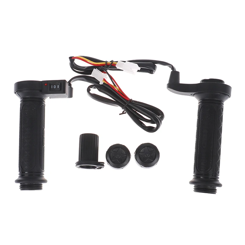 

New 2pcs Motorcycle Electric Hot Heated Molded Grips Handle Handlebar Warmers