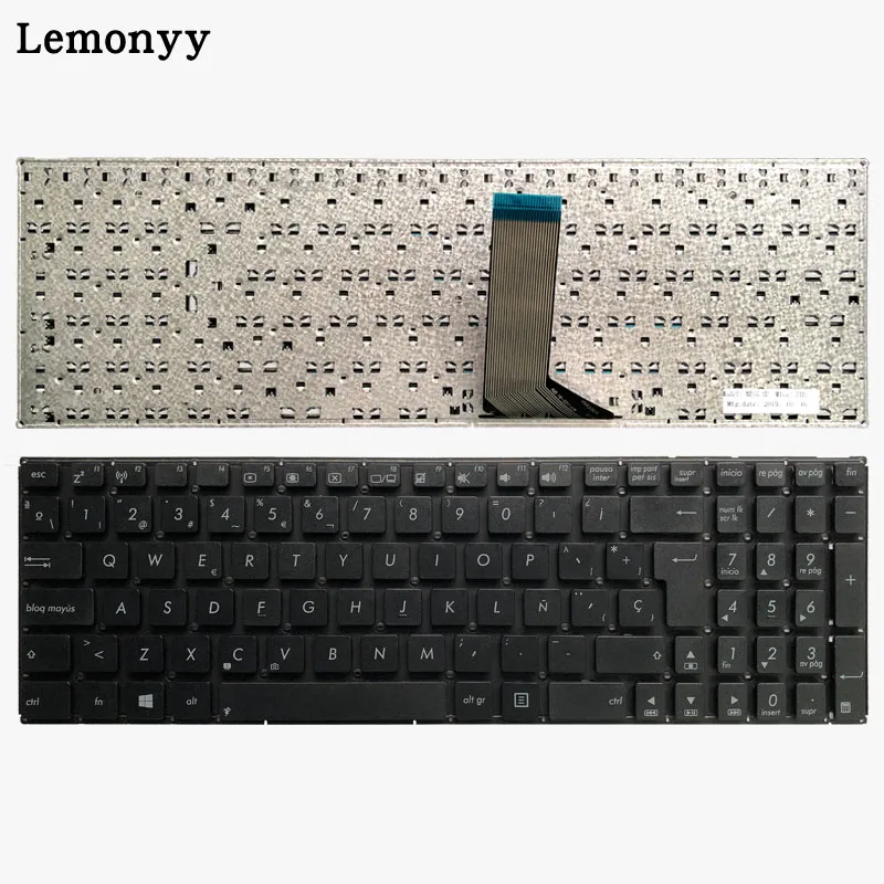 Испанская клавиатура для ноутбука ASUS x551 X551M X551MA X551MAV F550 F550V X551C X551CA SP Клавиатура ноутбука черный