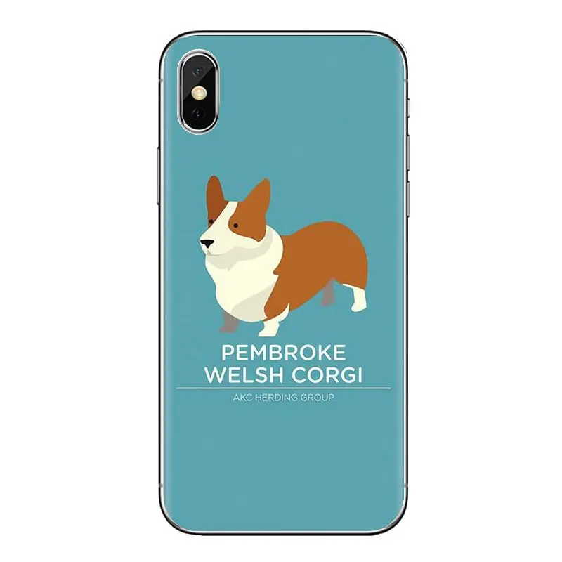 Для iPod Touch Apple iPhone 11 Pro 4 4s 5 5S SE 5C 6 6S 7 8 X XR XS Plus Max вельш корги пемброк Собака Щенок