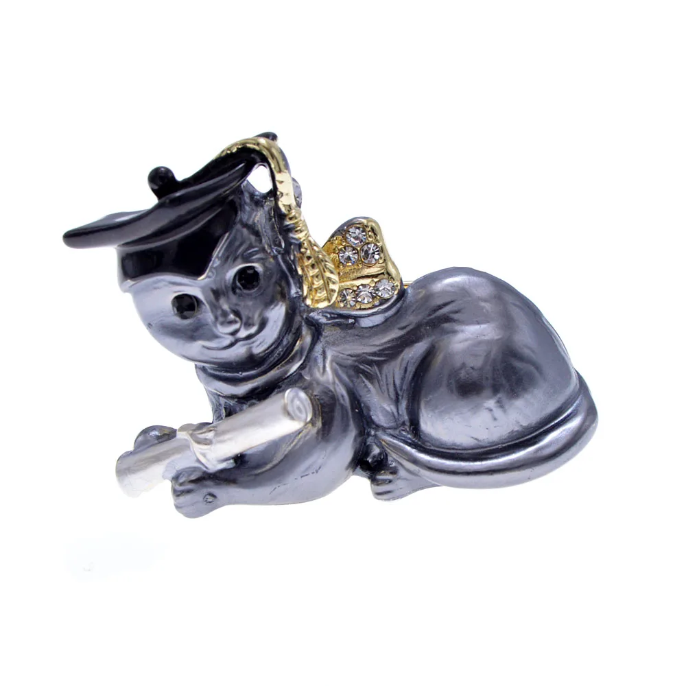 

Young Tulip cute cat shape brooches for women cartoon lovely mouse shape brooch pin enamel brooch high quality fashion brooches
