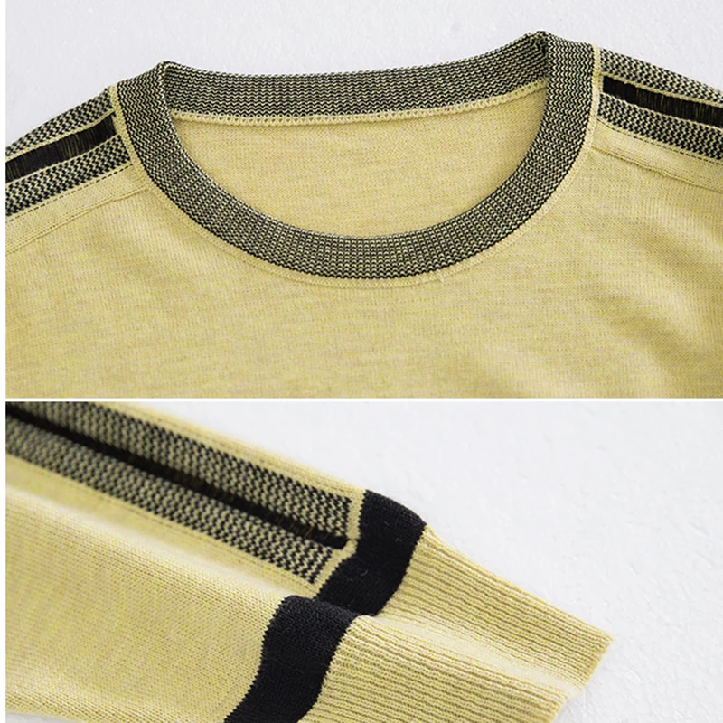 

Autumn Winter Embroidery O-Neck Sweater Women Patchwork Long Sleeve Knitwear Tops Fashion Casual Stretch Knitted Pullovers M-3XL