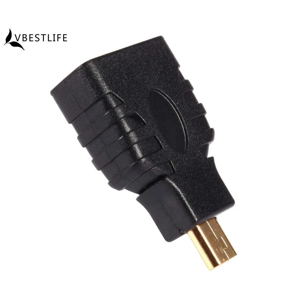 VBESTLIFE Micro HDMI Мужской к HDMI Женский адаптер Позолоченный разъем адаптер конвертер HD 1080P для HD tv BOX камеры телефоны
