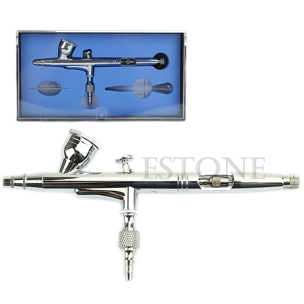 

Dual Action Gravity Feed 0.3mm Airbrush Spray Set Tattoo Tools 203F