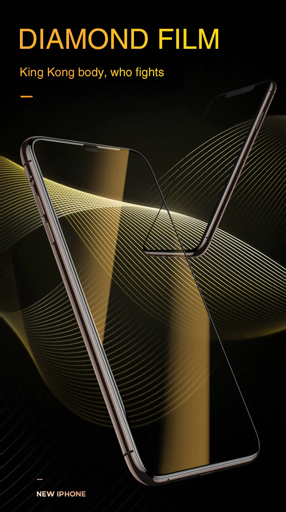Полное покрытие защита экрана с закругленными краями для iPhone X Xr Xs 11 Pro Max закаленное стекло для iPhone 6 6s 7 8 Защитная стеклянная пленка