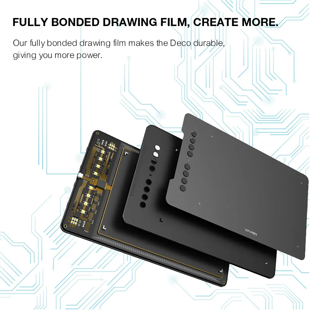 XP-Pen Deco01 V1 Graphic Tablet Drawing Digital Tablets 8192 Level Art Animation For Kids Windows Battery Free Pen | Компьютеры и офис