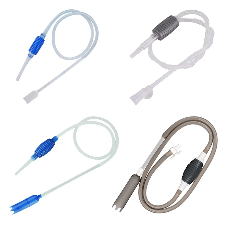 

Flexible Aquarium Vacuum Water Changer Fish Tank Gravel Siphon Filter Slag Small Manual Cleaning Tool Wine Beer Make Tool