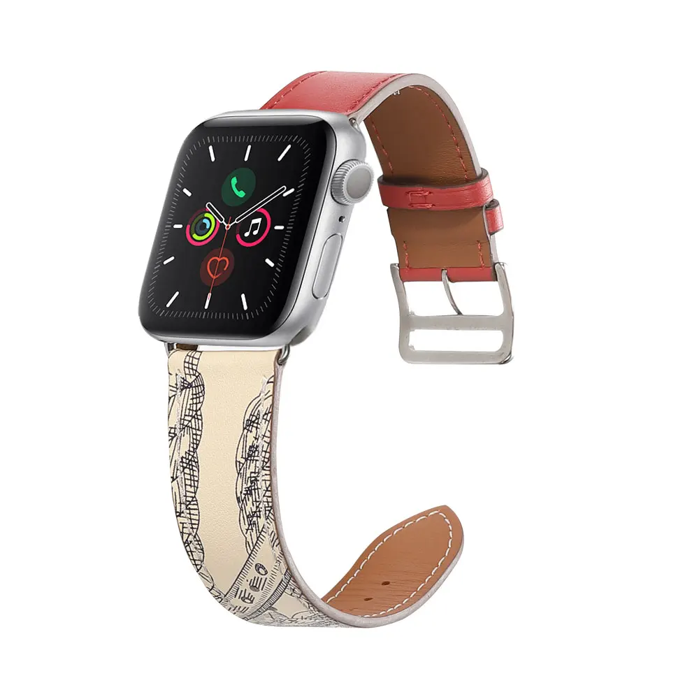 Ремешок для Apple Watch 38/40/42/44 мм из натуральной кожи | Наручные часы