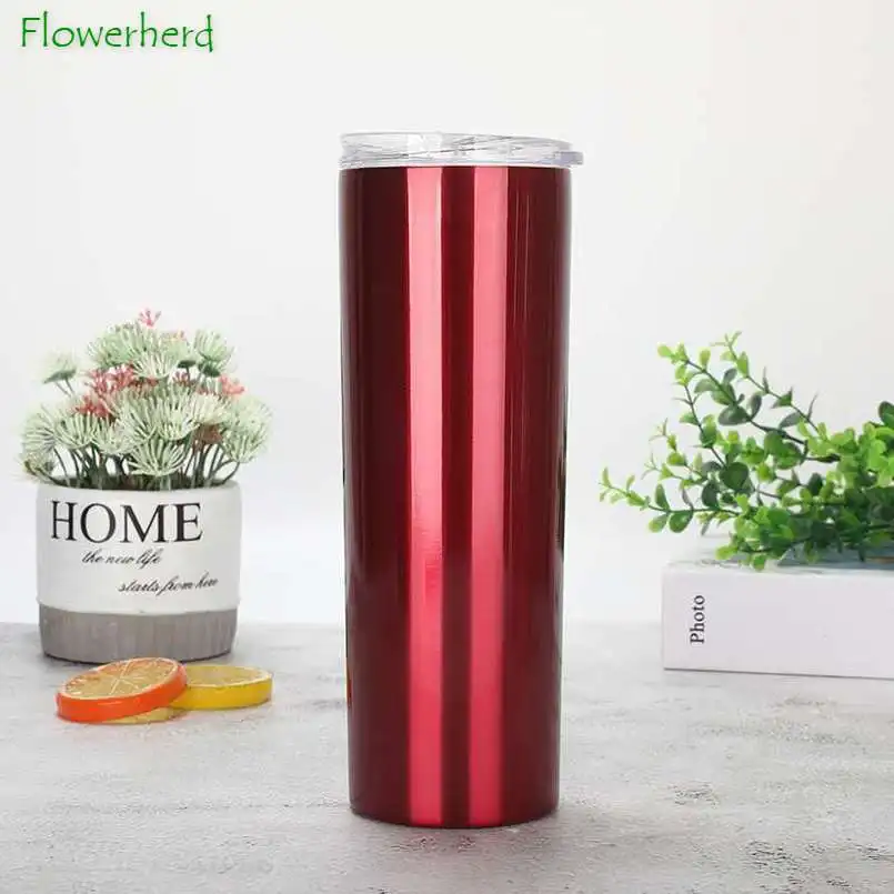 

30oz Straight Cup Slimming Cup Drink Cup 304 Stainless Steel Vacuum Flask Coffee Cup Coffee Mug with Lid Mugs Coffee Cups