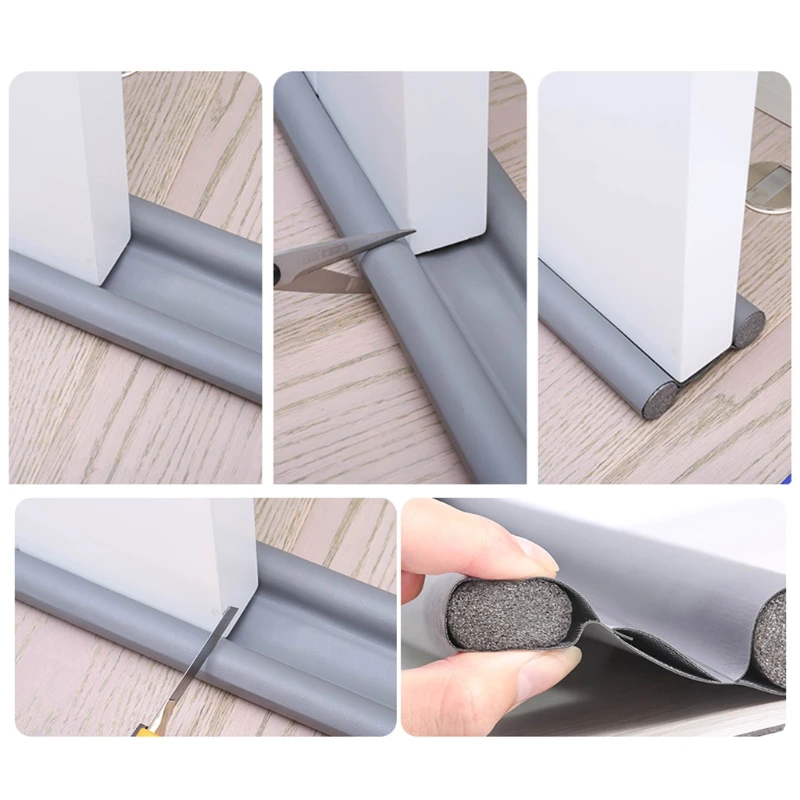 

96cm Flexible Door Bottom Sealing Strip Guard Sealer Stopper Weatherstrip Wind Dust Blocker Protector