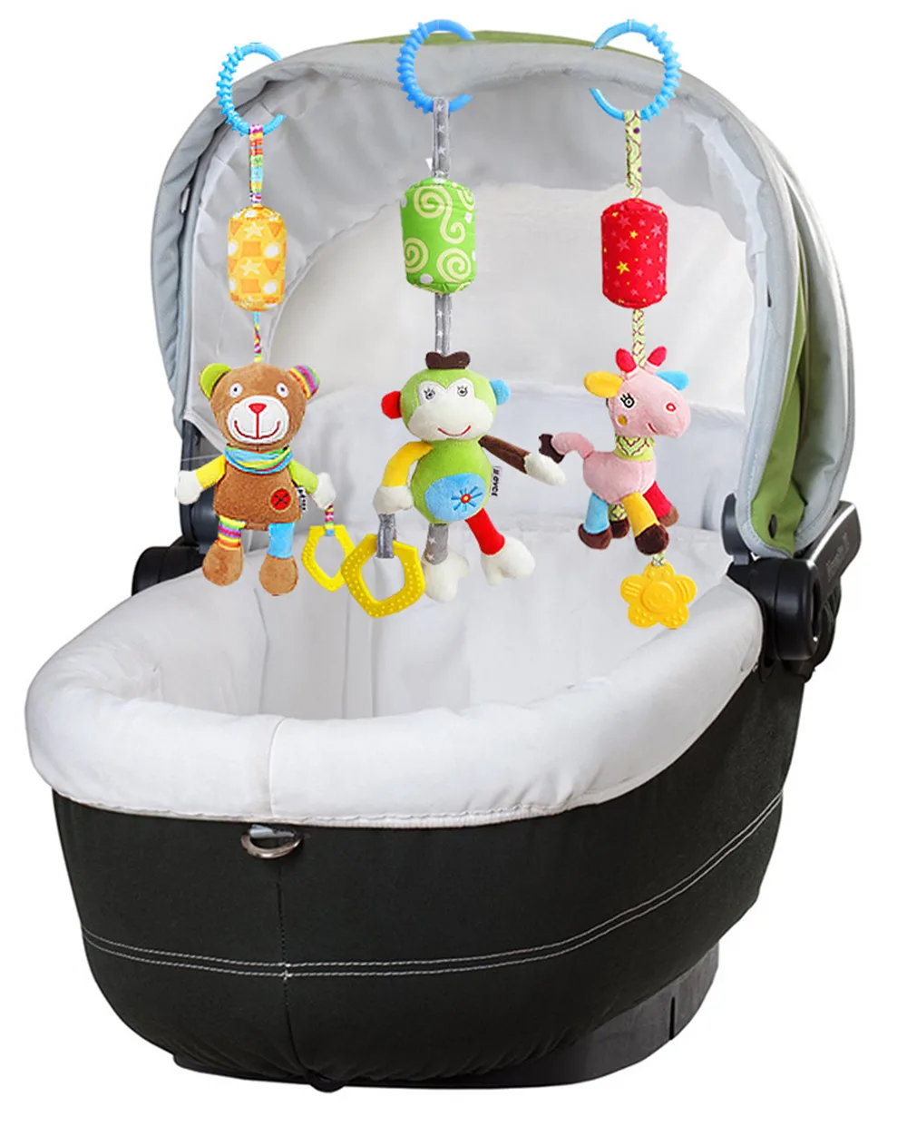 Детская погремушка детская коляска для детской кроватки милые животные