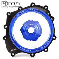 motorcycle cnc racing engine clear clutch cover spring retainer r for bmw f900r 2020 2021