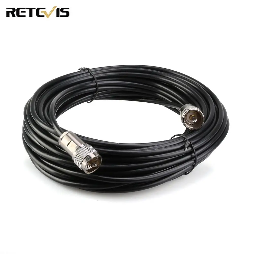 Чистая медь Низкая потеря коаксиальный Удлинительный кабель Retevis CA31 50 3 15 метров