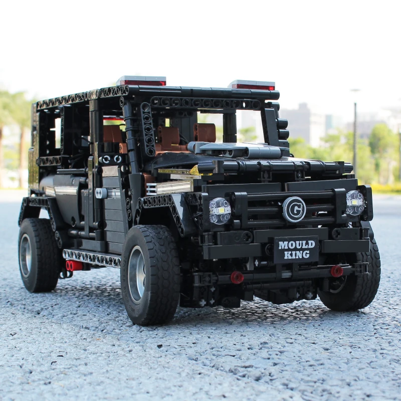 MOC техническая серия APP RC Car Benz SUV G500 AWD Wagon внедорожник модель автомобиля комплект