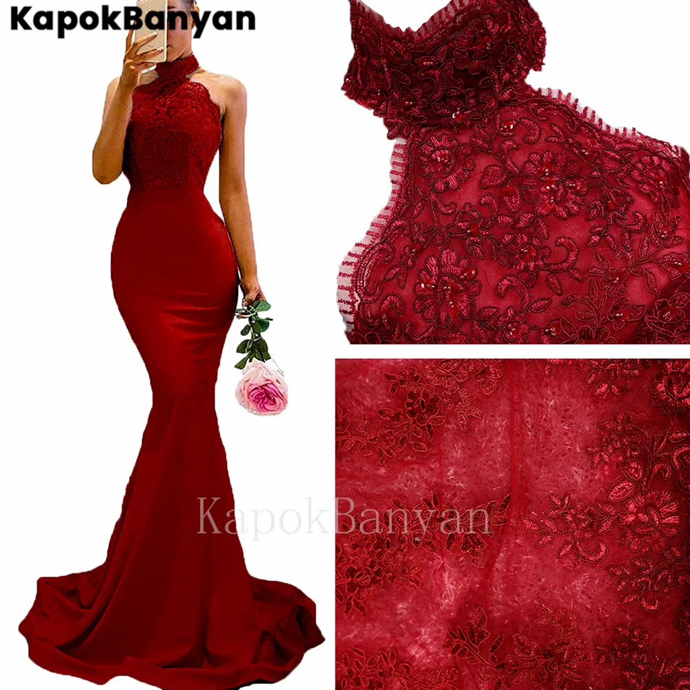 Платье подружки невесты с аппликацией и лямкой на шее блестками молнии