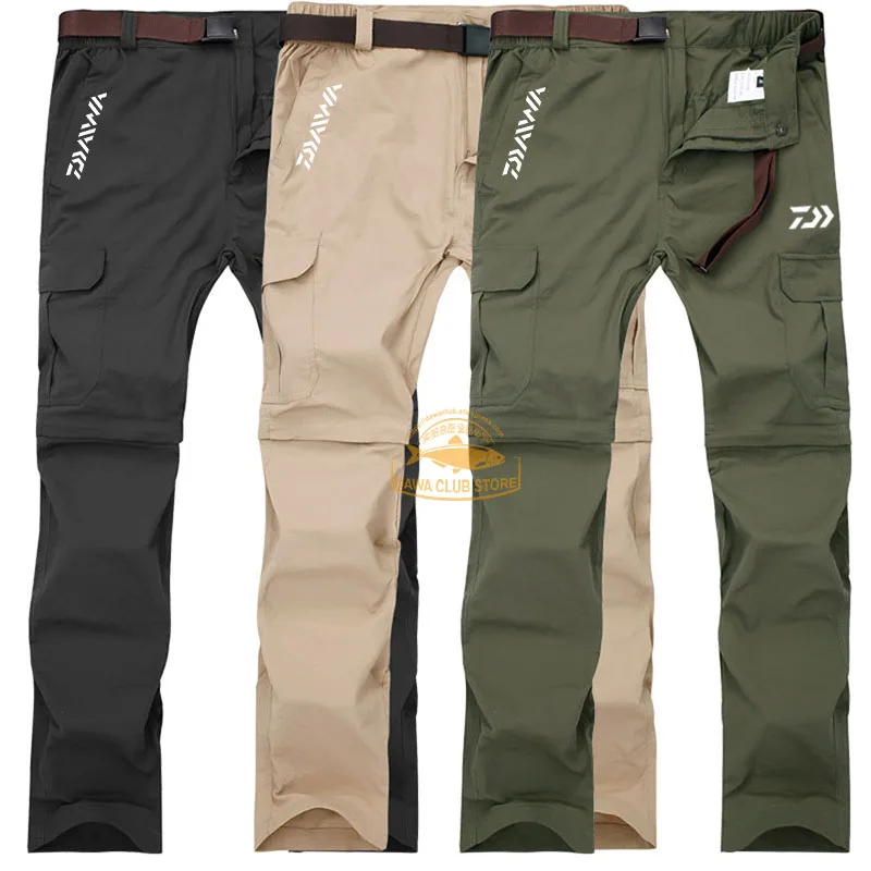 

2020 DAIWA Summer Men's Fishing Pants Outdoor Hiking Quick-drying Breathable Removable Pants Travel Fishing Shorts