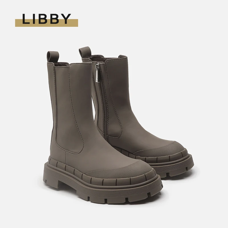 Новинка 2022 женская обувь ботильоны на платформе ламинированные ботинки цвета