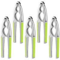 5 pcs crab cracker seafood tool set and tool set crab legs lobster cracker nuts cookies home opener kitchen tool green