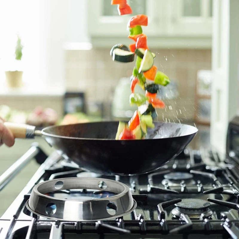Универсальная подставка для сковороды Wok/металлическое круглое дно