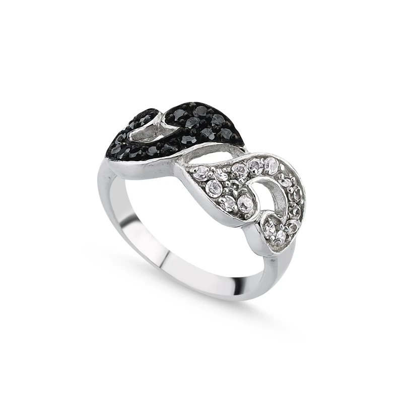 

Silverlina Silver Zircon Stone Ring
