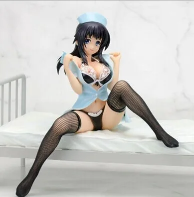 Экшн фигурка супер сексуальная медсестра Нян Мию голубая мечта ПВХ 16 см
