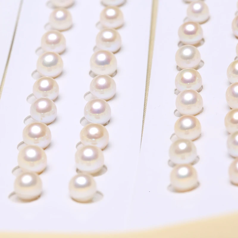 AAAAA пресноводного жемчуга акойя качества натуральный жемчуг Круглые бусинки
