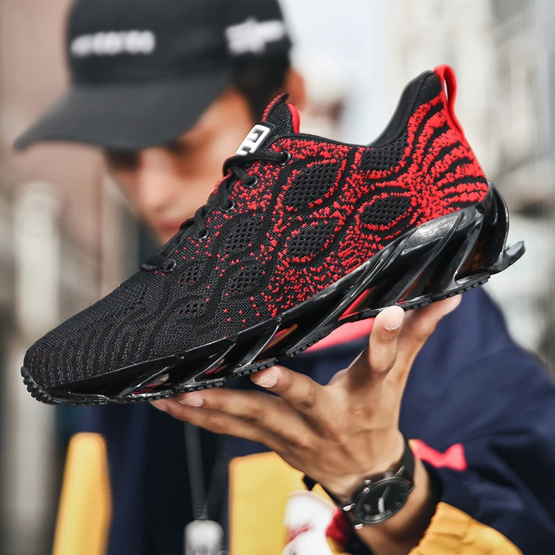 

Hot Men Sneakers Outdoor Jogging Shoes Male Blade Non-Slip CBreathable Tourism Casual Training Running Mesh Gym Shoes Zapatillas