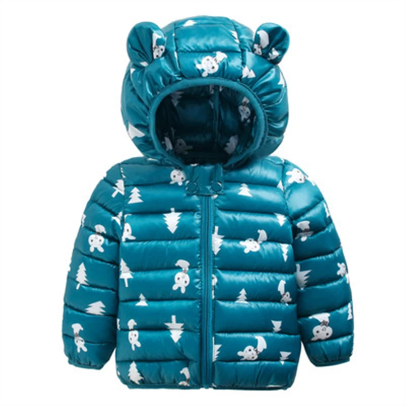 Пальто для мальчиков и девочек Модная хлопковая одежда детские куртки зимняя