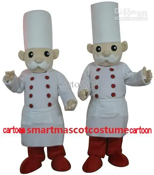 Классическом исполнении шеф повара старый костюм талисмана (мужчина) для