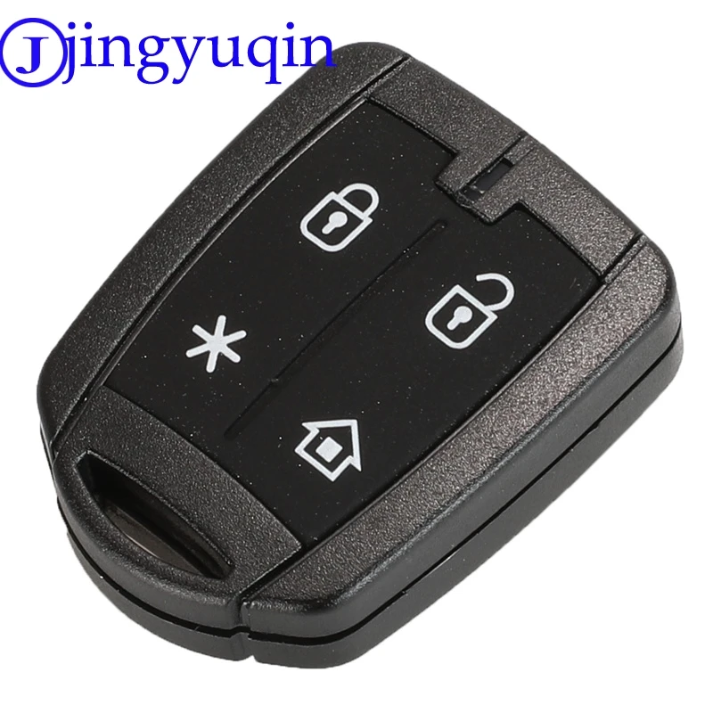 

jingyuqin New Replacement Car Key Shell For Brazil Positron Alarm 4 Button Remote Control Key Cover Case Auto Parts